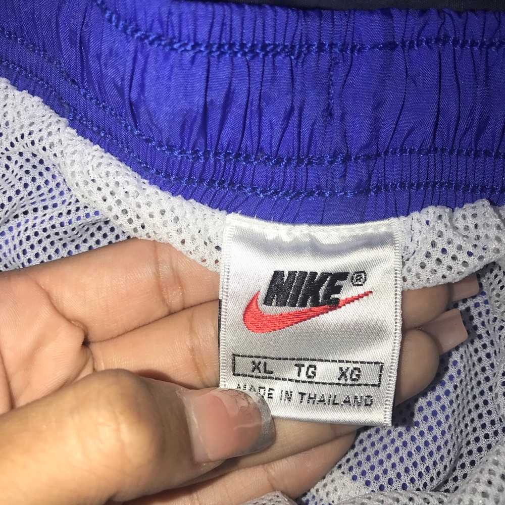 Vintage 90’s Nike Blue Shorts - image 3
