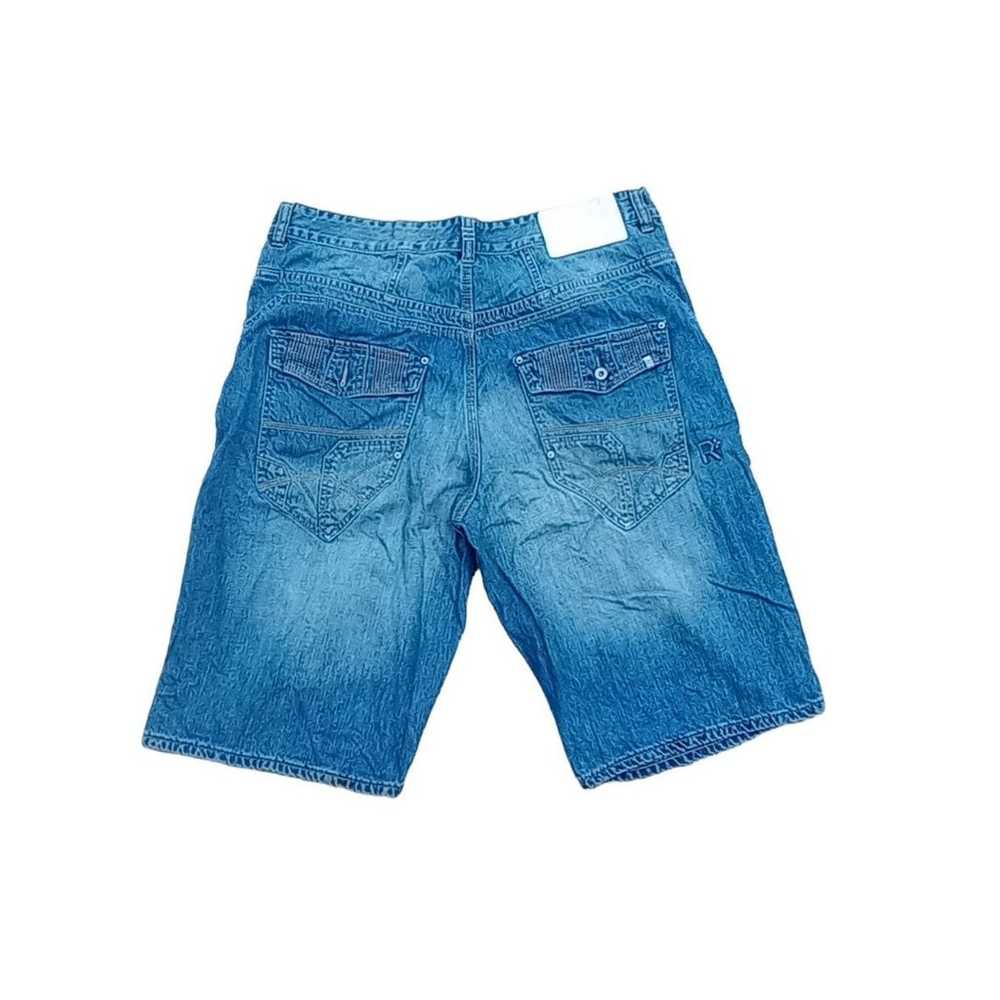 Vintage Y2K rocawear denim jean shorts jorts skat… - image 1