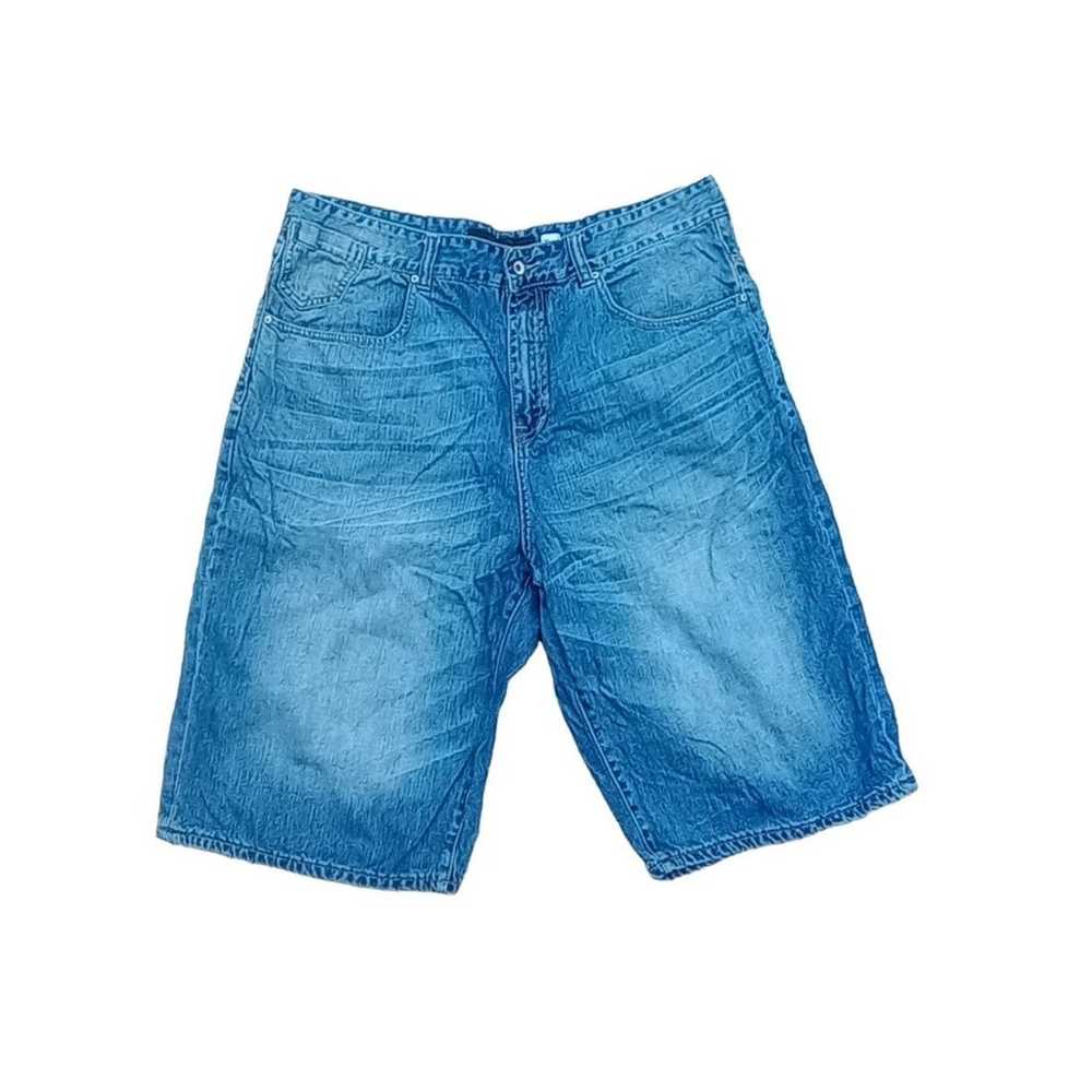 Vintage Y2K rocawear denim jean shorts jorts skat… - image 2
