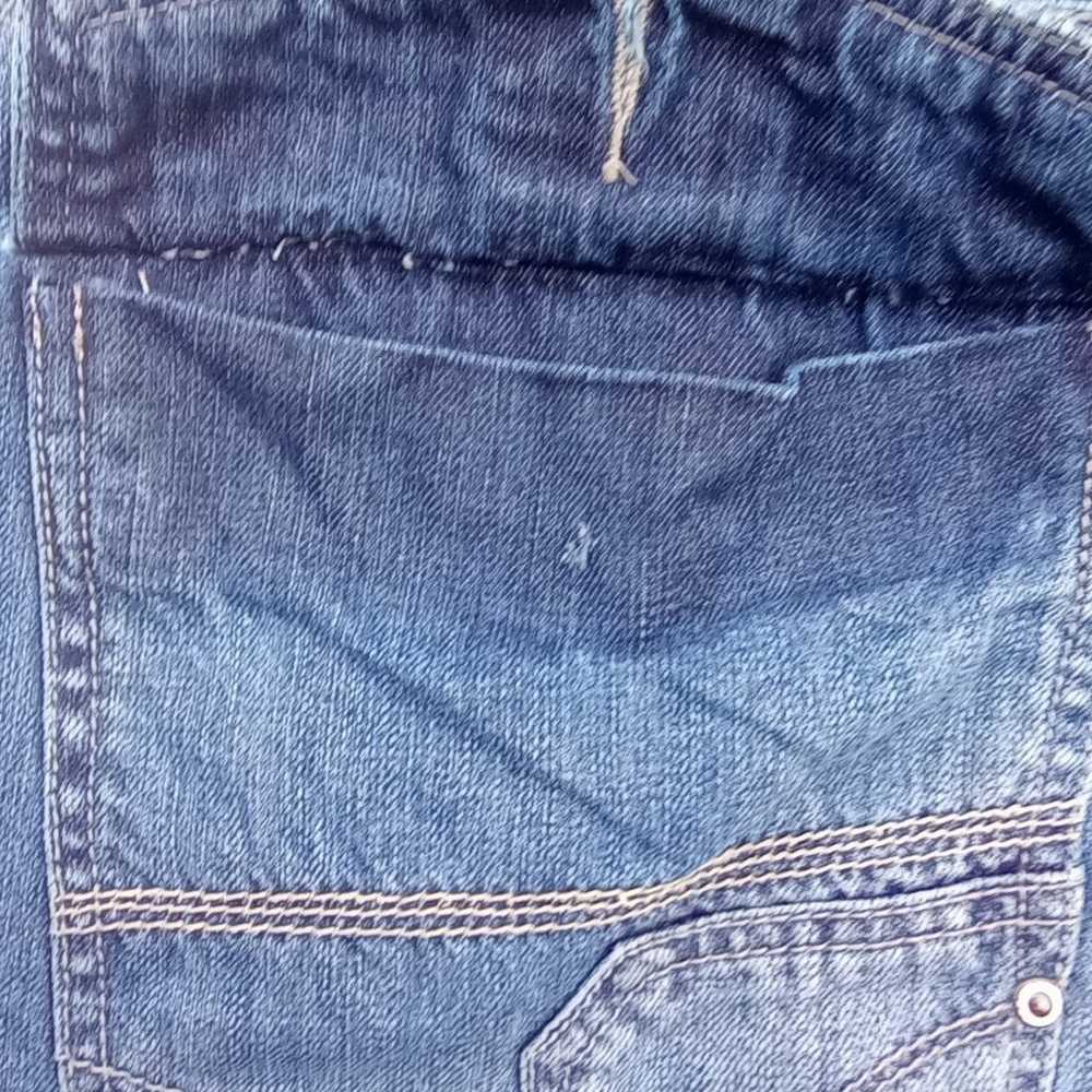 Vintage Y2K rocawear denim jean shorts jorts skat… - image 4