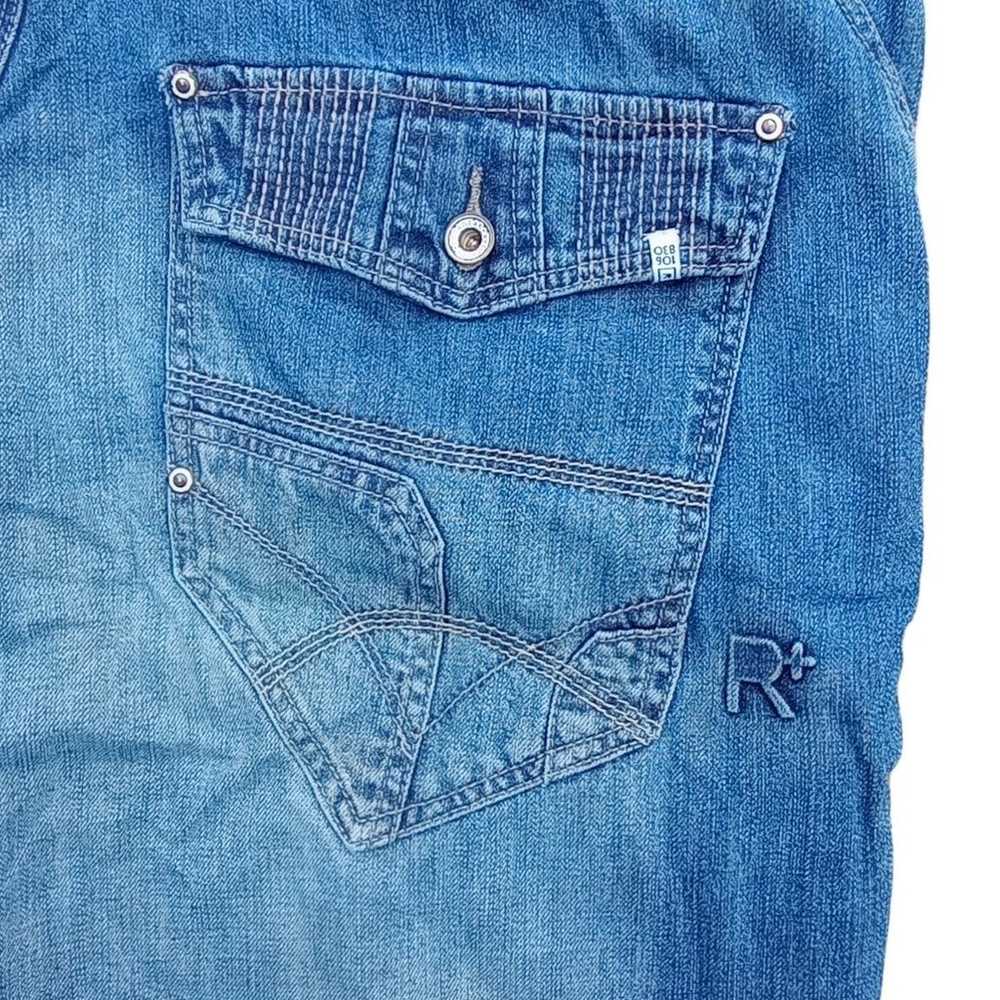 Vintage Y2K rocawear denim jean shorts jorts skat… - image 5
