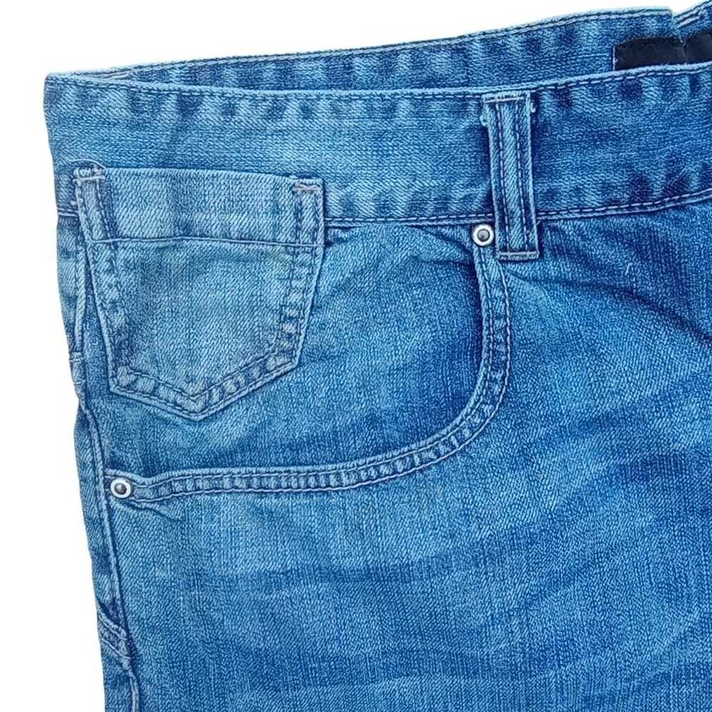 Vintage Y2K rocawear denim jean shorts jorts skat… - image 6