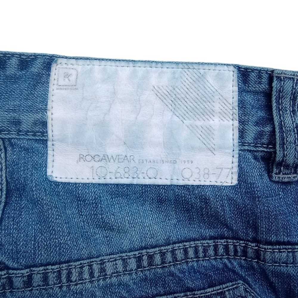 Vintage Y2K rocawear denim jean shorts jorts skat… - image 7