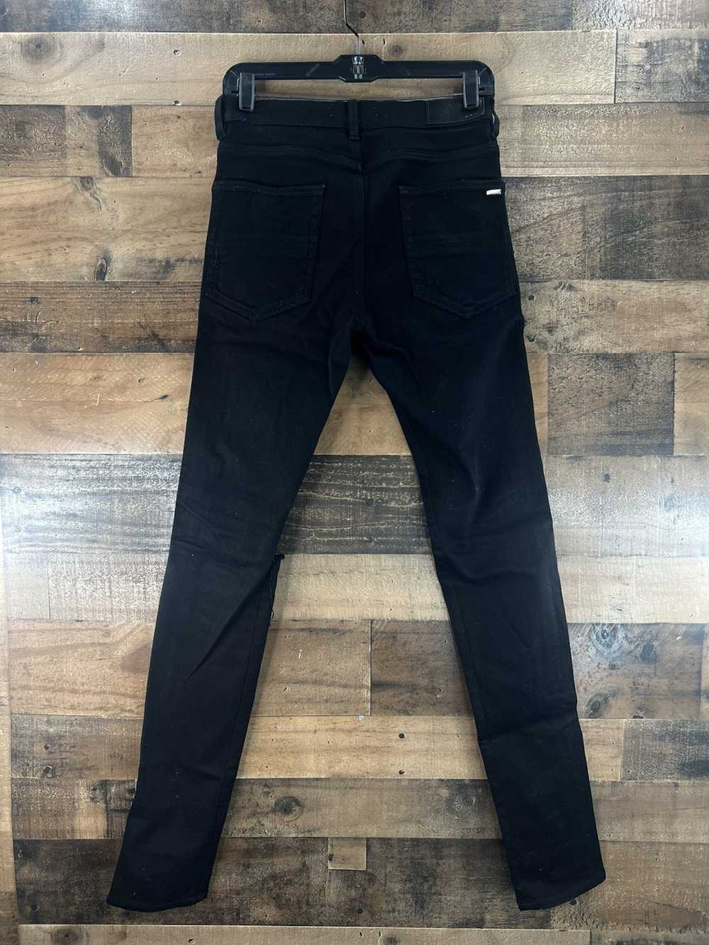 Amiri Authentic Amiri Velour Track Jeans In Black… - image 7