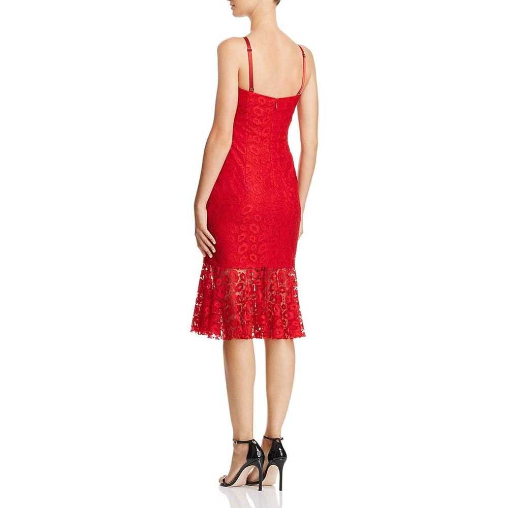 Milly Milly Lace Overlay Flounce Dress - Abstract… - image 2