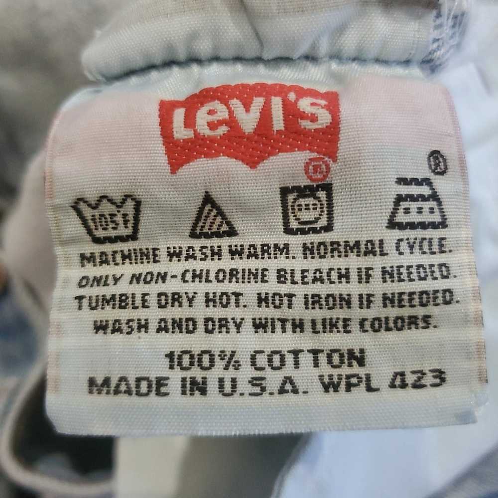 VINTAGE LEVIS 501 SHORTS MADE IN USA - image 10