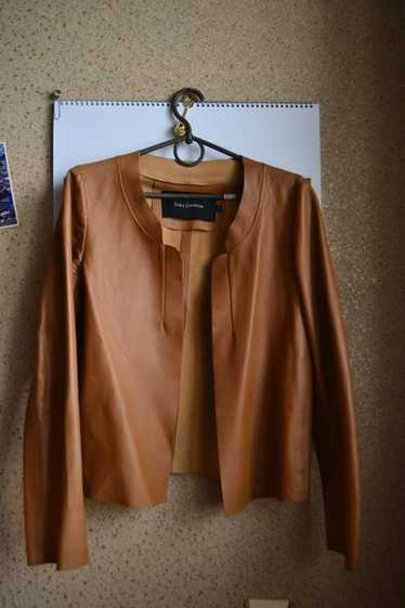 Tara Jarmon Tara jarmon leather jacket jacket ori… - image 1