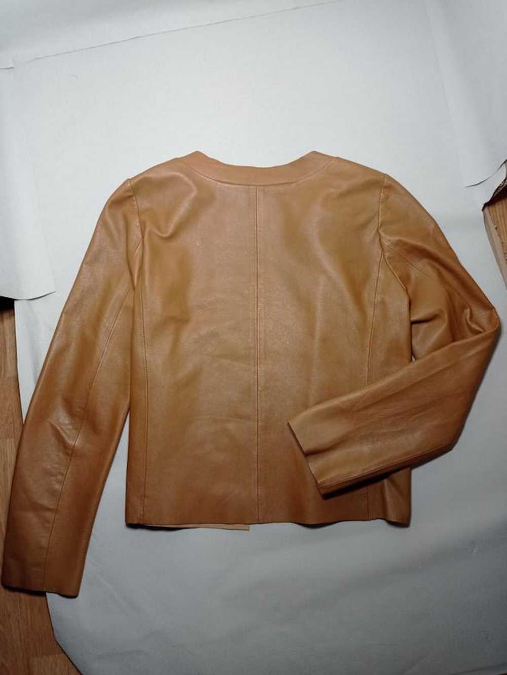 Tara Jarmon Tara jarmon leather jacket jacket ori… - image 5