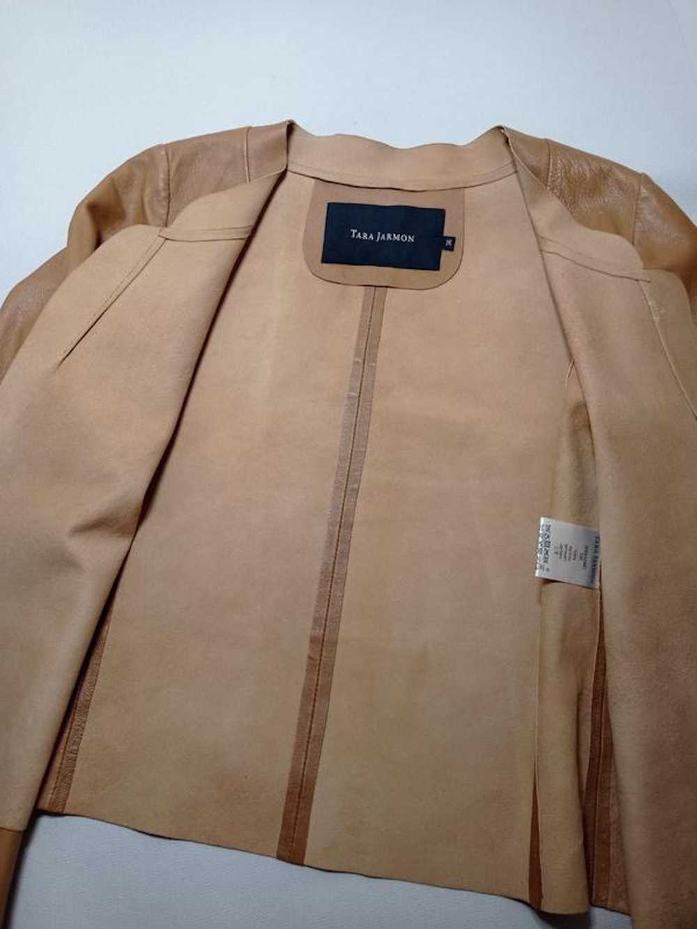 Tara Jarmon Tara jarmon leather jacket jacket ori… - image 8