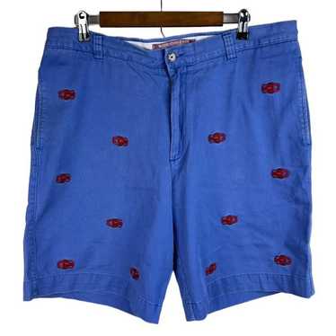 Berle • Lobster Embroidered Blue Shorts - image 1