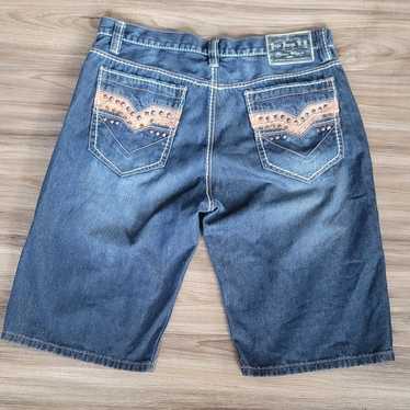 Vtg Pepe Jeans U.K. Studded Denim Shorts Men's