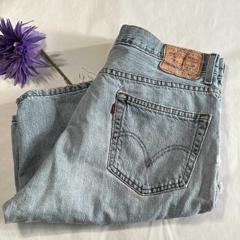 LEVIS 505 SHORTS DISTRESSED - image 2