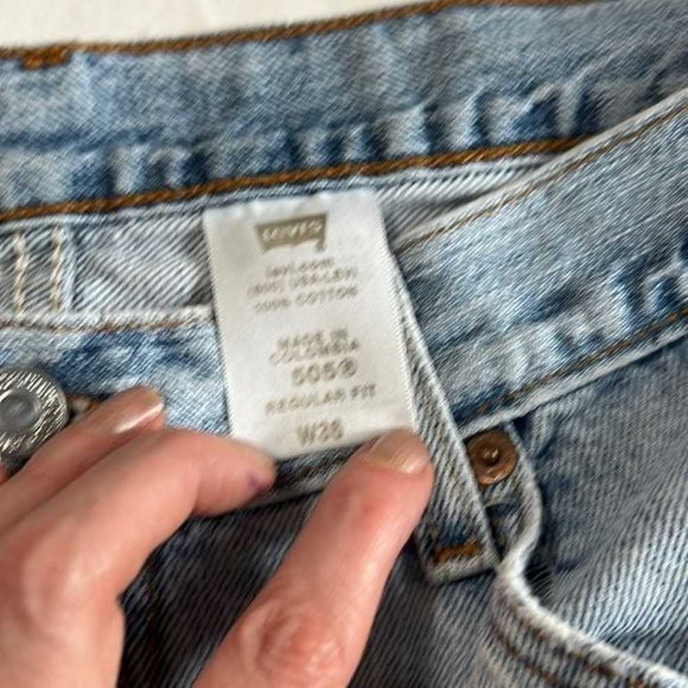 LEVIS 505 SHORTS DISTRESSED - image 6