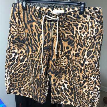 Vintage Vanity Fair Leopard Print Slip Shorts XS 