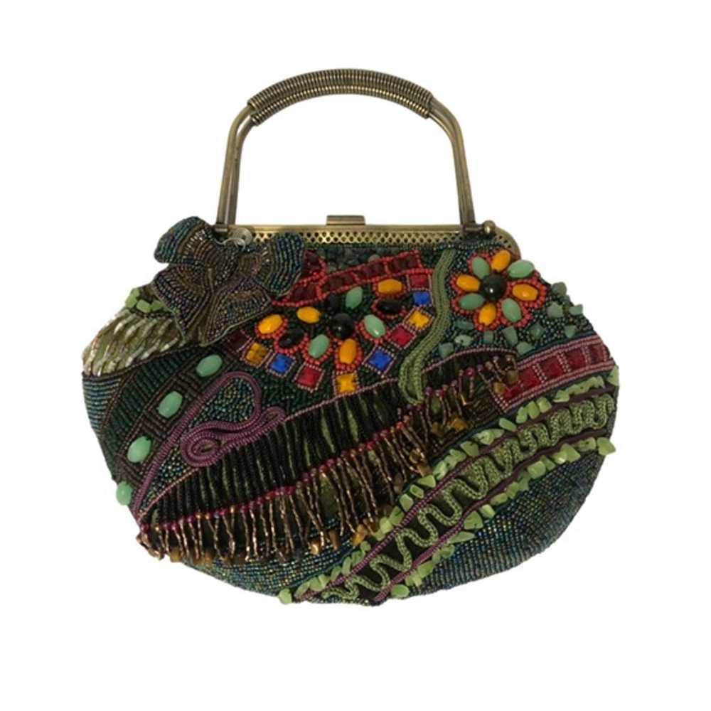 Purse. Chicos Kaleidoscope Butterfly Embellished … - image 4