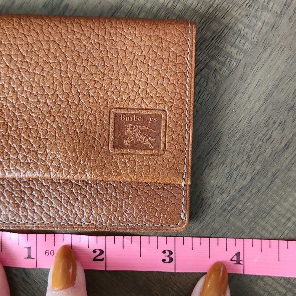 Vintage Burberry Leather Coin Pouch - image 8