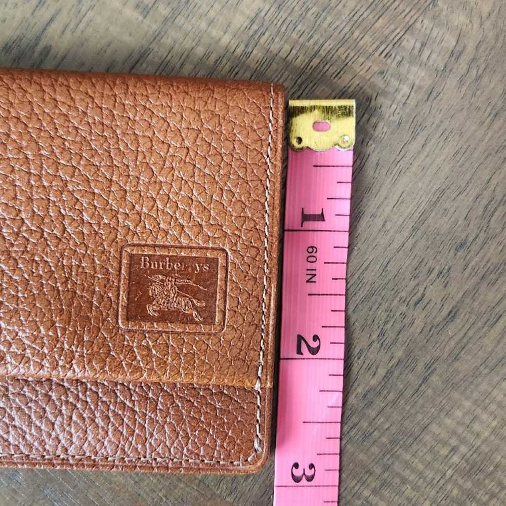 Vintage Burberry Leather Coin Pouch - image 9