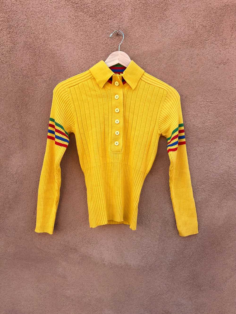 1970's The Line Ski Sweater - Gem