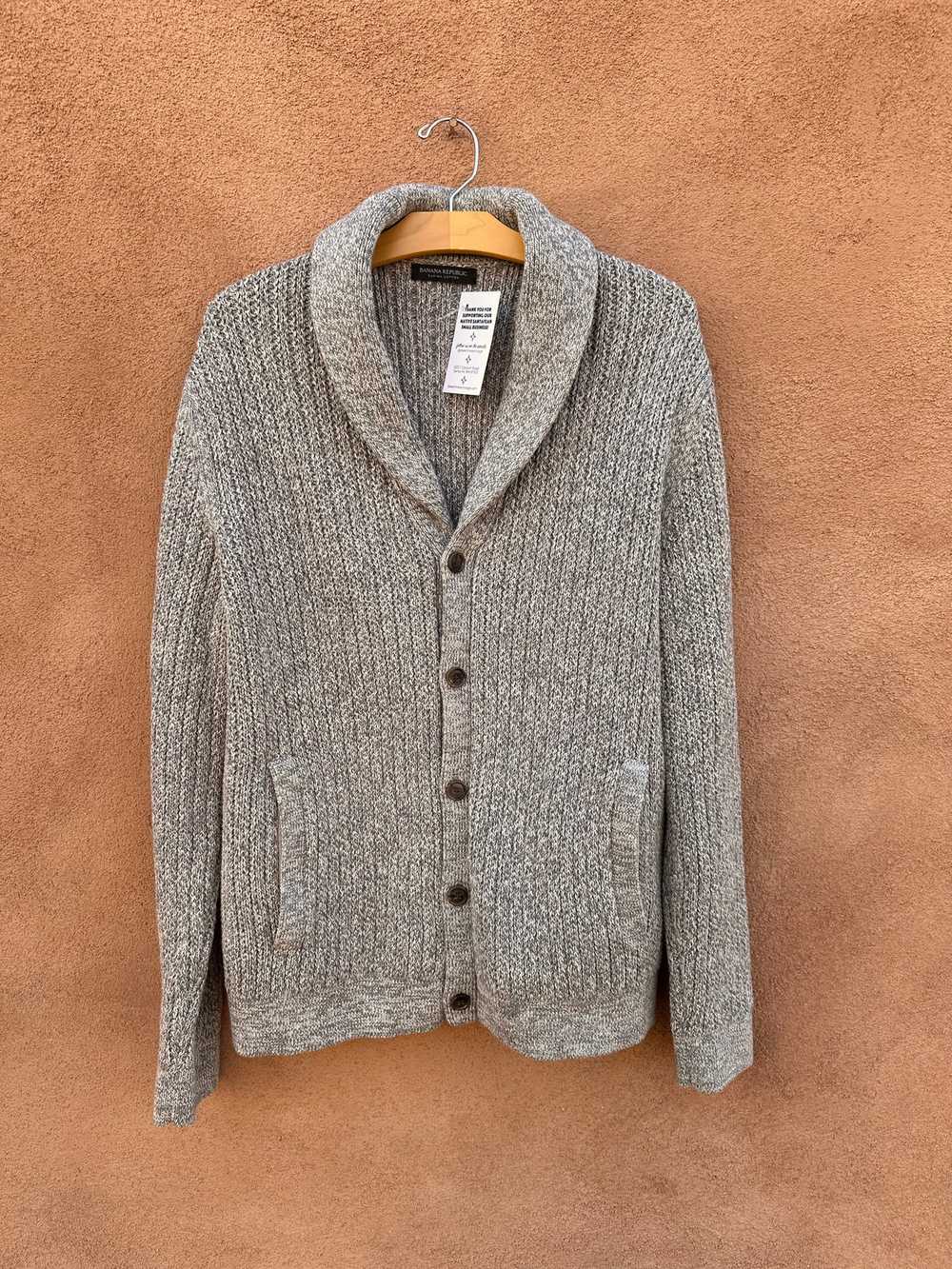 Gray Banana Republic Cardigan Sweater - image 1