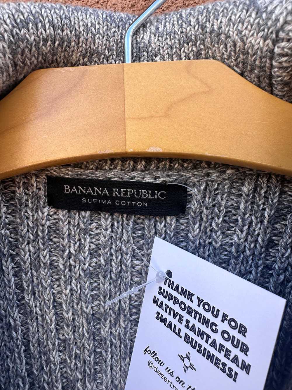 Gray Banana Republic Cardigan Sweater - image 4