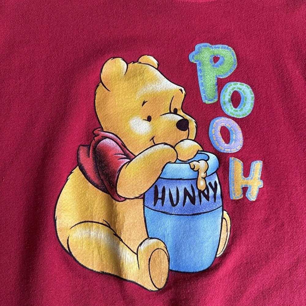 Vintage Winnie The Pooh Disney Store Sweater Crew… - image 2