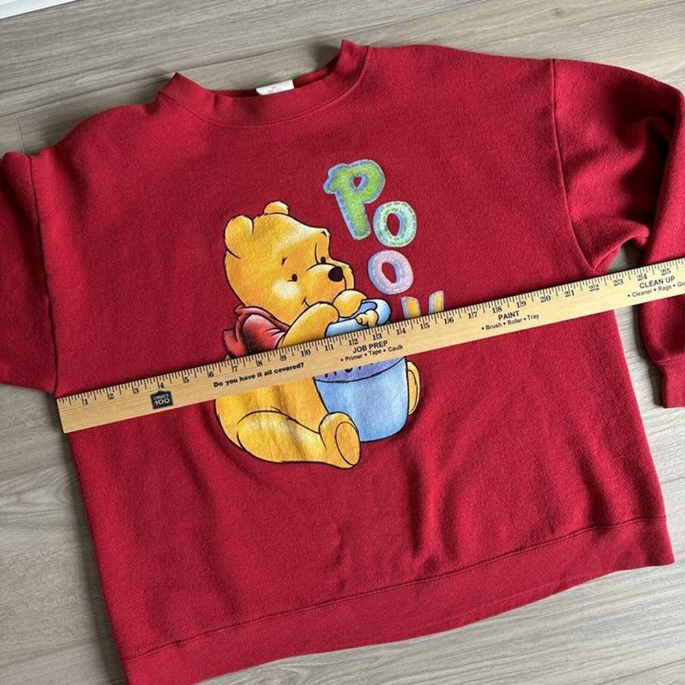 Vintage Winnie The Pooh Disney Store Sweater Crew… - image 5