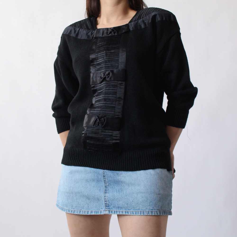 Vintage Textured Knit Sweater - image 8