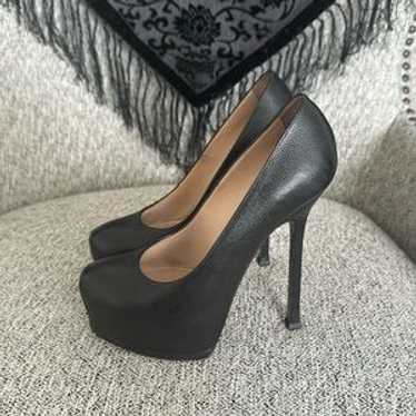 YSL 37ハーフ　ベージュ プラットフォームハイヒール YSL 37ハーフ ベージュ プラットフォームハイヒール