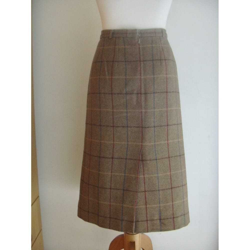 Burberry Wool mid-length skirt - image 2