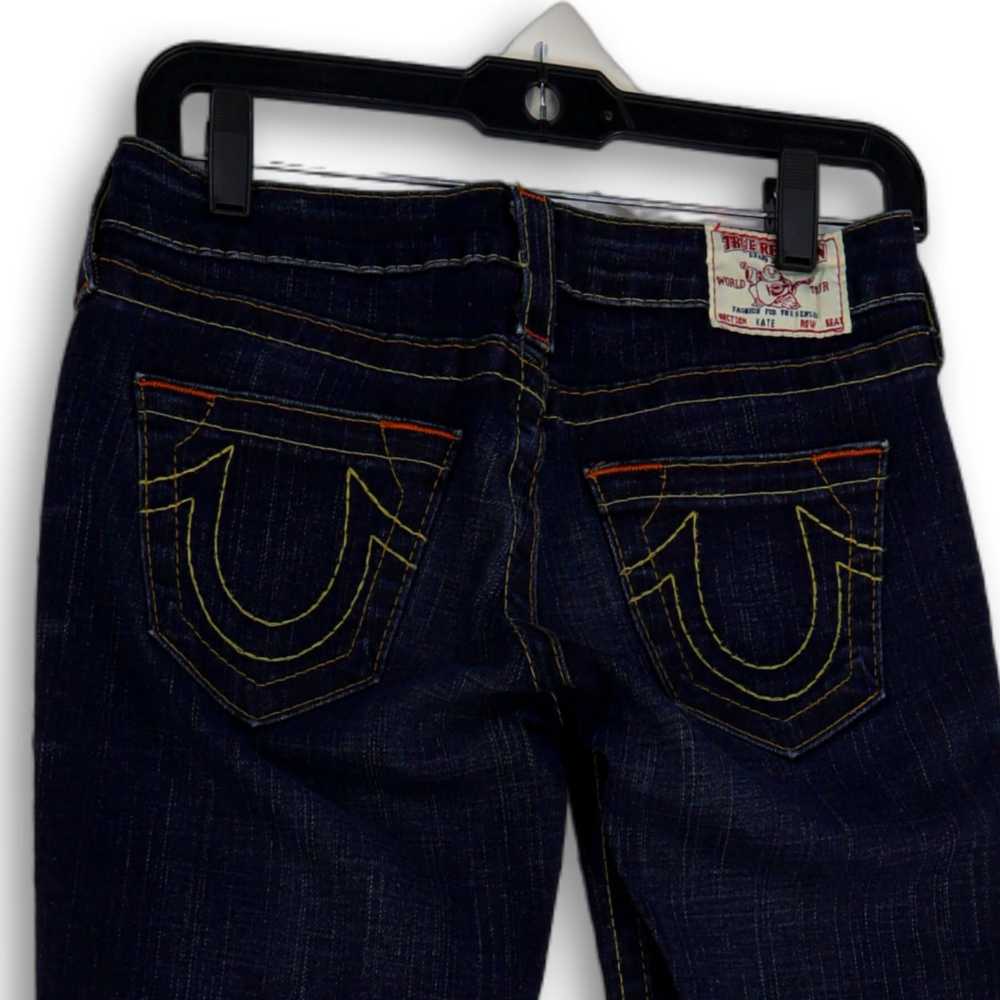 True Religion Womens Blue Denim Medium Wash Five … - image 4