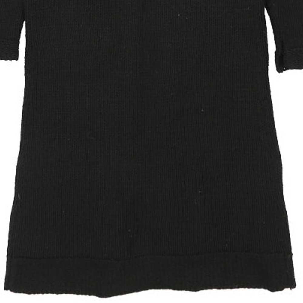 Conte Of Florence Coat - Large Black Wool Blend - image 6