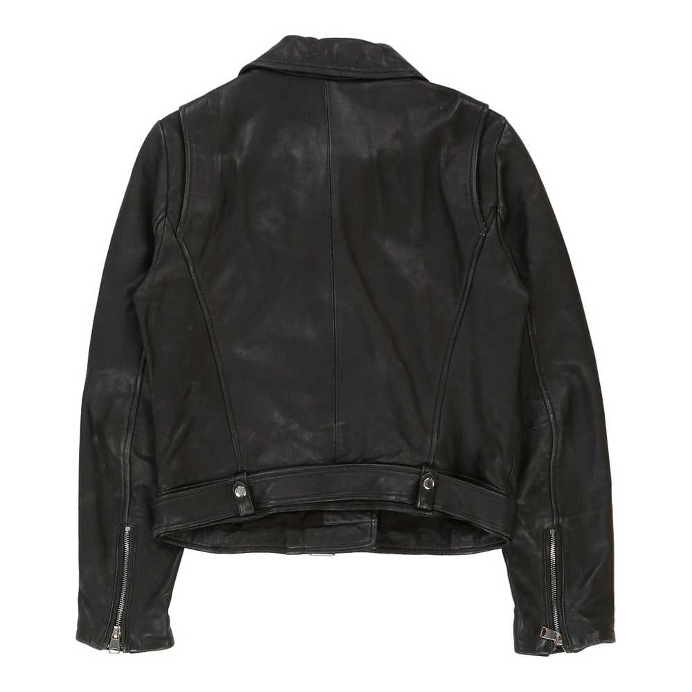 Trf Outerwear Leather Jacket - Large Black Leather - image 2
