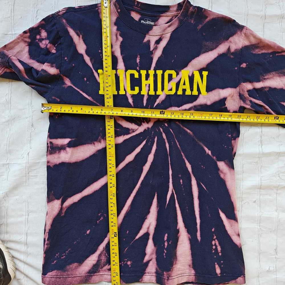 Vintage Michigan Wolverines Shirt Large Blue Yell… - image 6