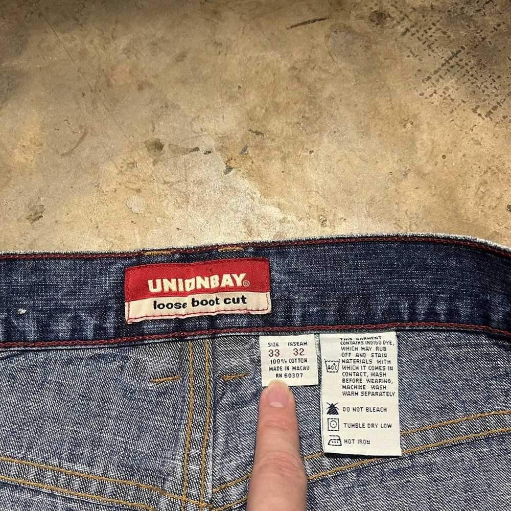 Vintage Y2k Unionbay Loose Fit Bootcut Baggy Jean… - image 3