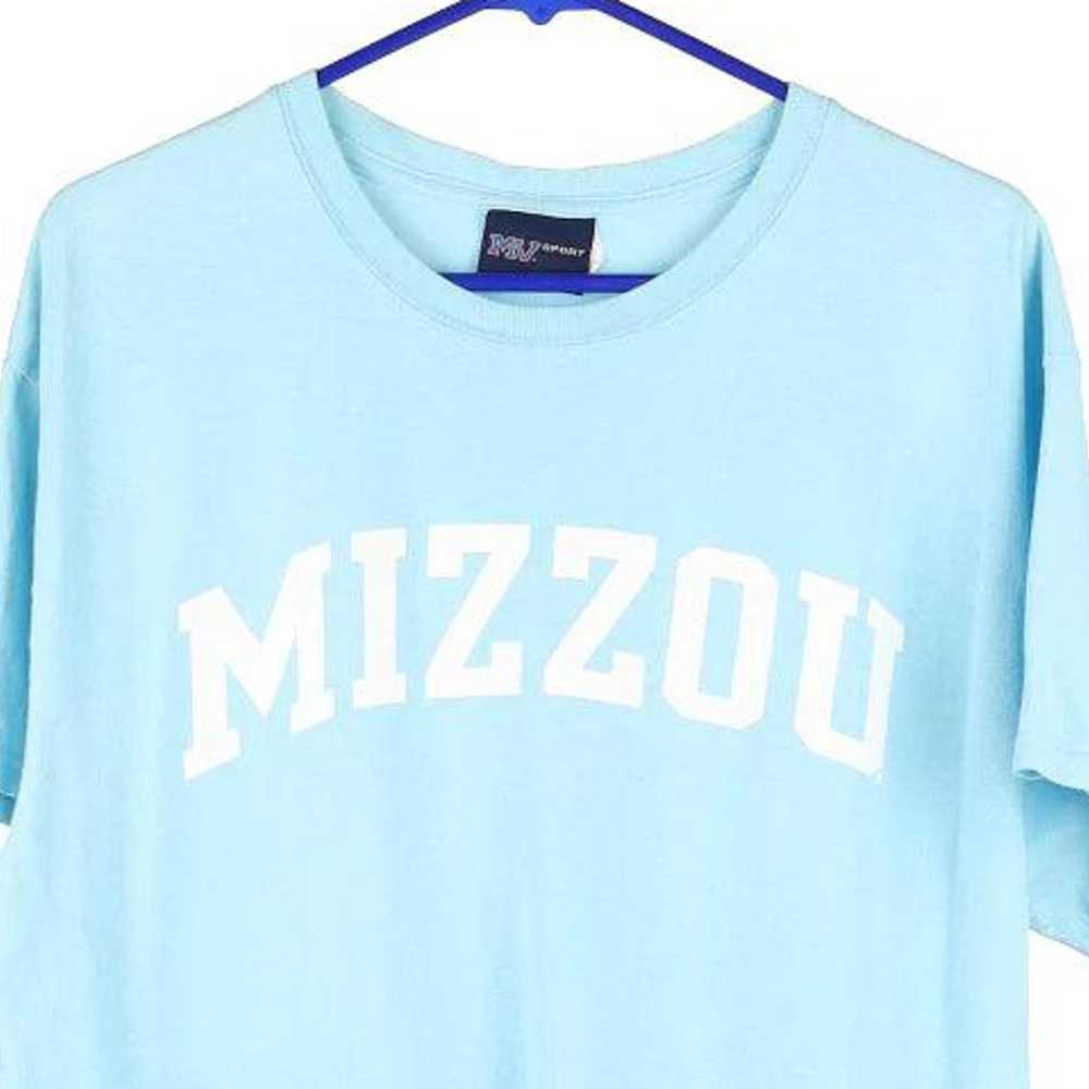 Mizzou Mv Sport College T-Shirt - Large Blue Cott… - image 3