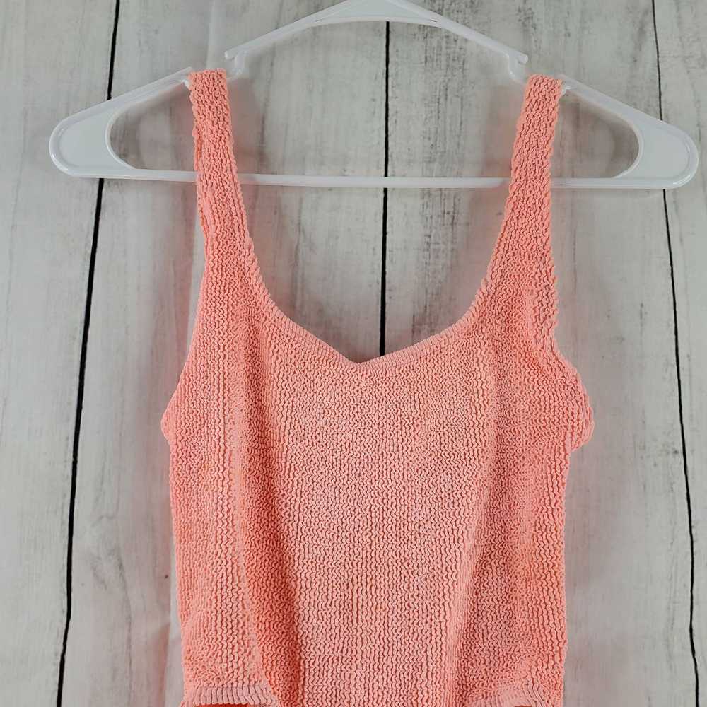 Other Vintage Inspired High Rise Scoop Neck Neon … - image 3