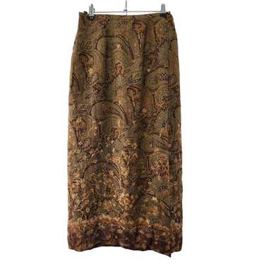 vintage paisley wrap skirt - Gem