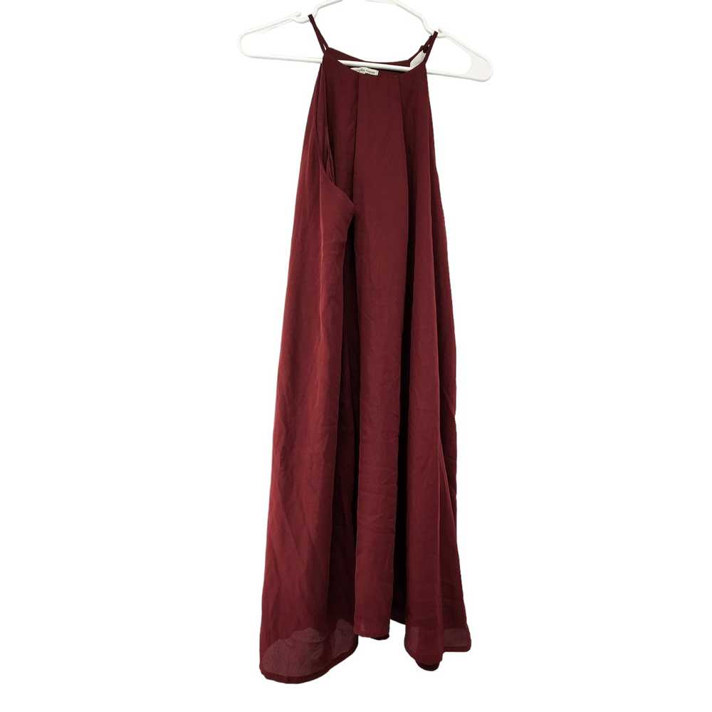 Other Charlotte Russe XL Maroon Halter A-line Mid… - image 1