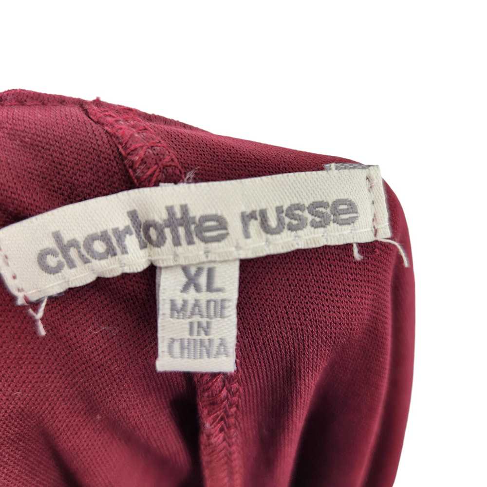 Other Charlotte Russe XL Maroon Halter A-line Mid… - image 3