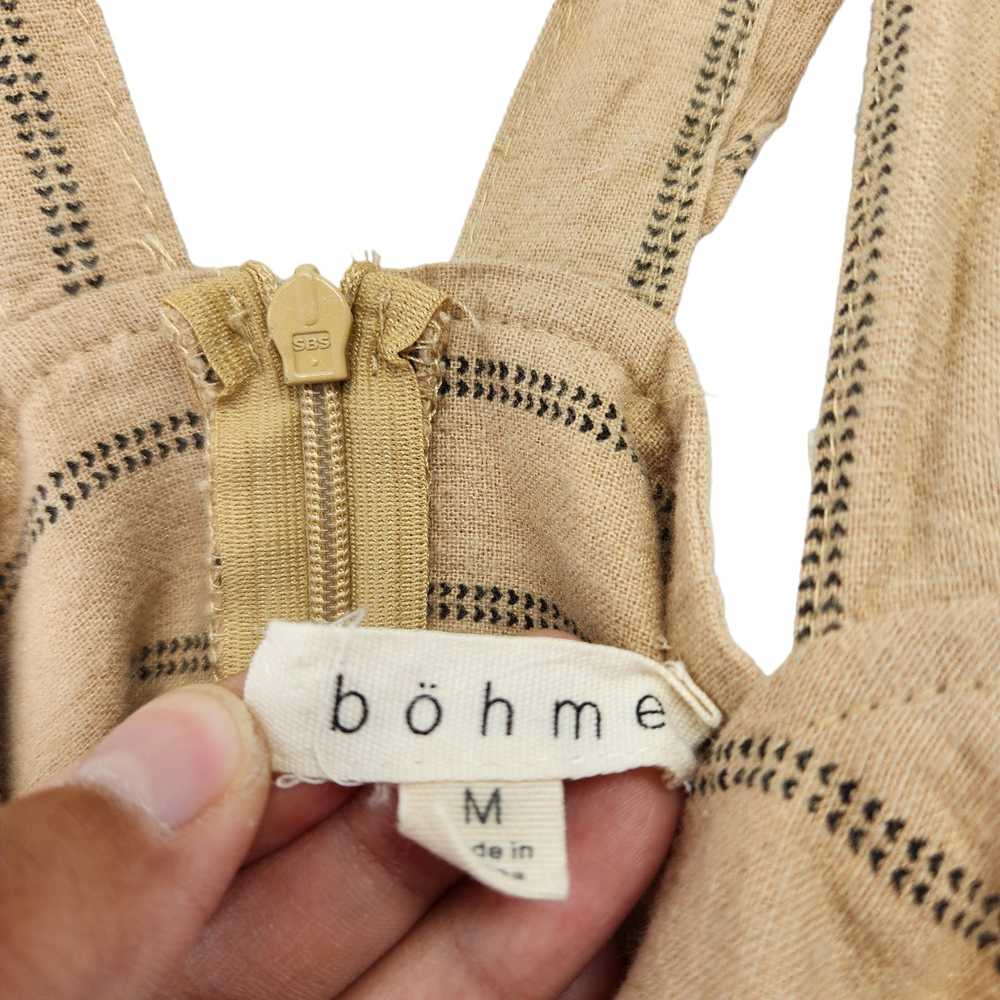 Other Bohme Boho Cottagecore Striped Apron A-line… - image 3