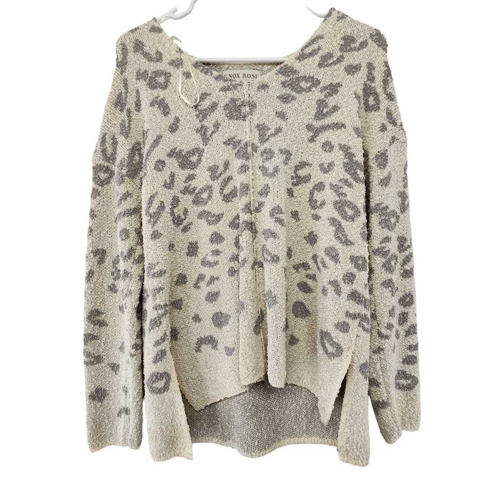 Other Knox Rose Animal Print Oversize Textured Lo… - image 1
