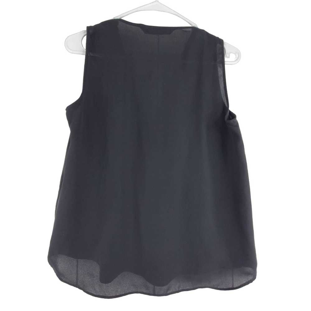 Zara Zara Basics Collection Small Black V-neck Sl… - image 2