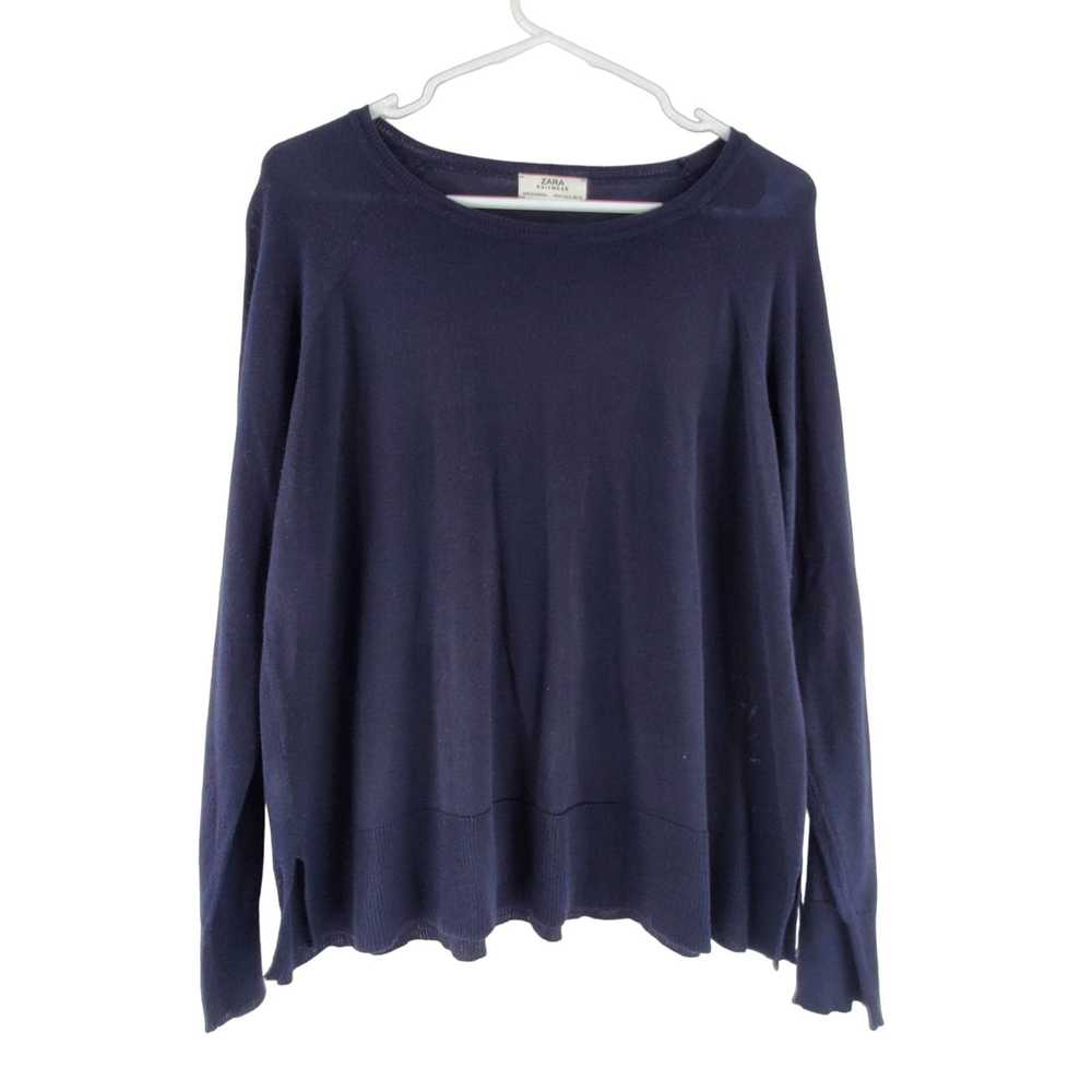 Zara Zara Knit Wear Crew Neck Long Sleeve Side Sl… - image 1