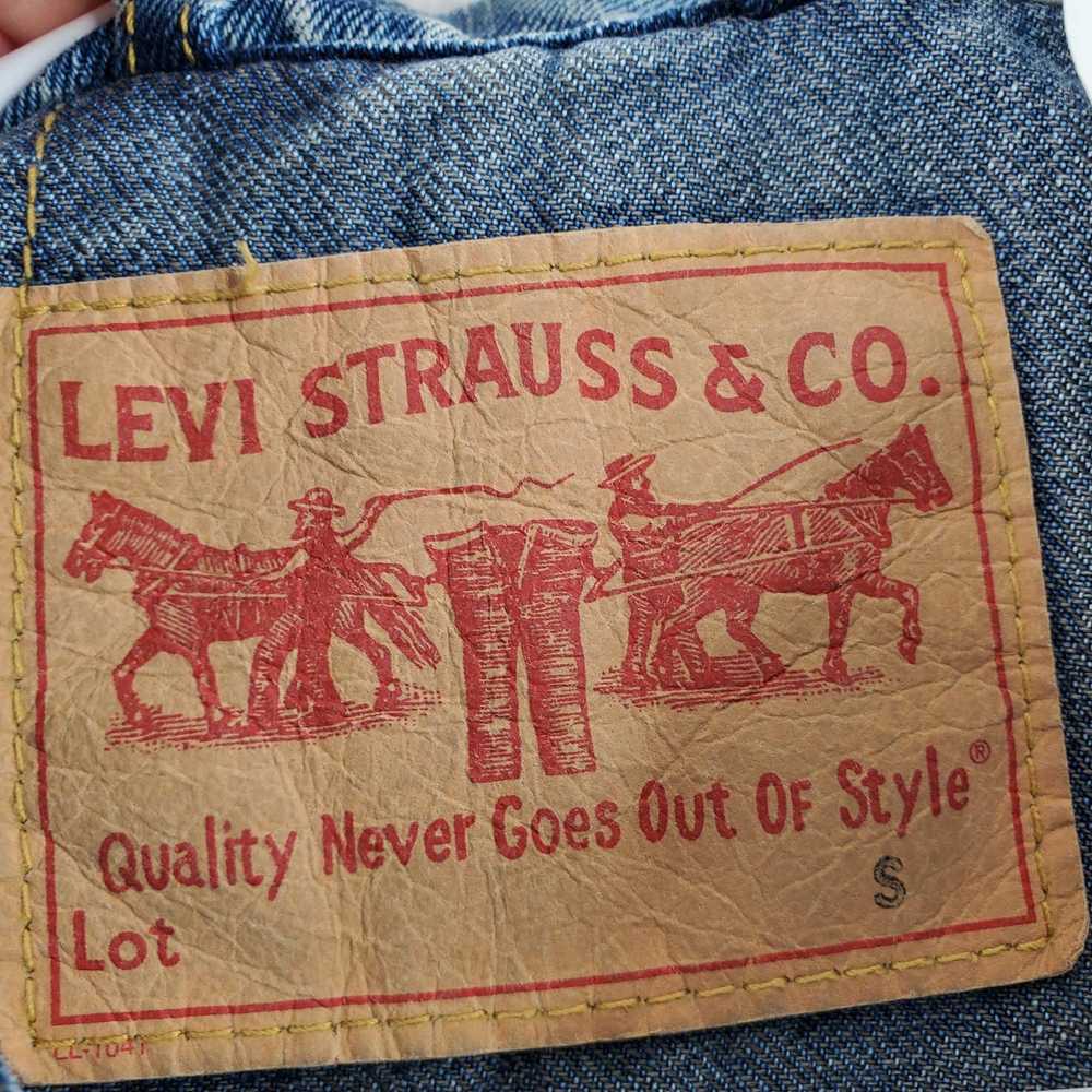 Levi's Levi's Women Type 1 Iconic Button Up Long … - image 3