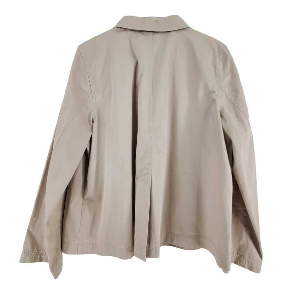 Eileen Fisher Eileen Fisher Stand Cotton Tan Sing… - image 2