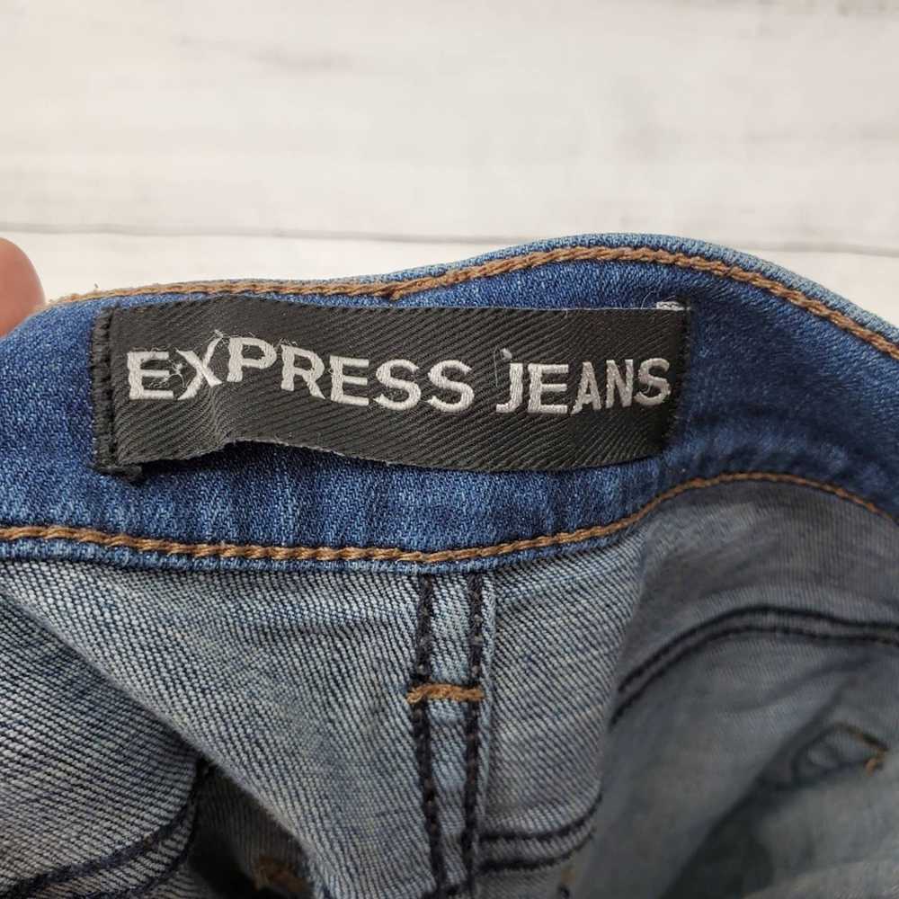 Express Express Sz 0 Distressed Mia Midrise Skinn… - image 3