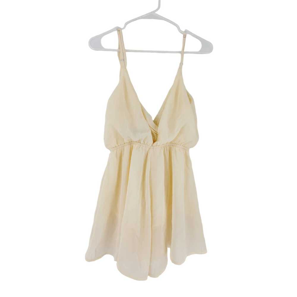 Other Lulus XS Cream V-neck Cami Blouson Cheeky R… - image 2
