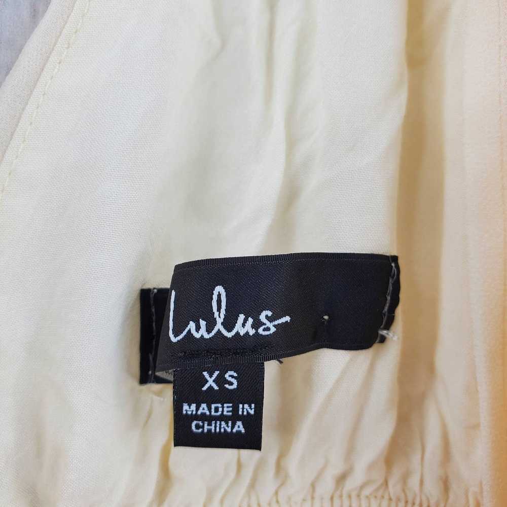 Other Lulus XS Cream V-neck Cami Blouson Cheeky R… - image 3