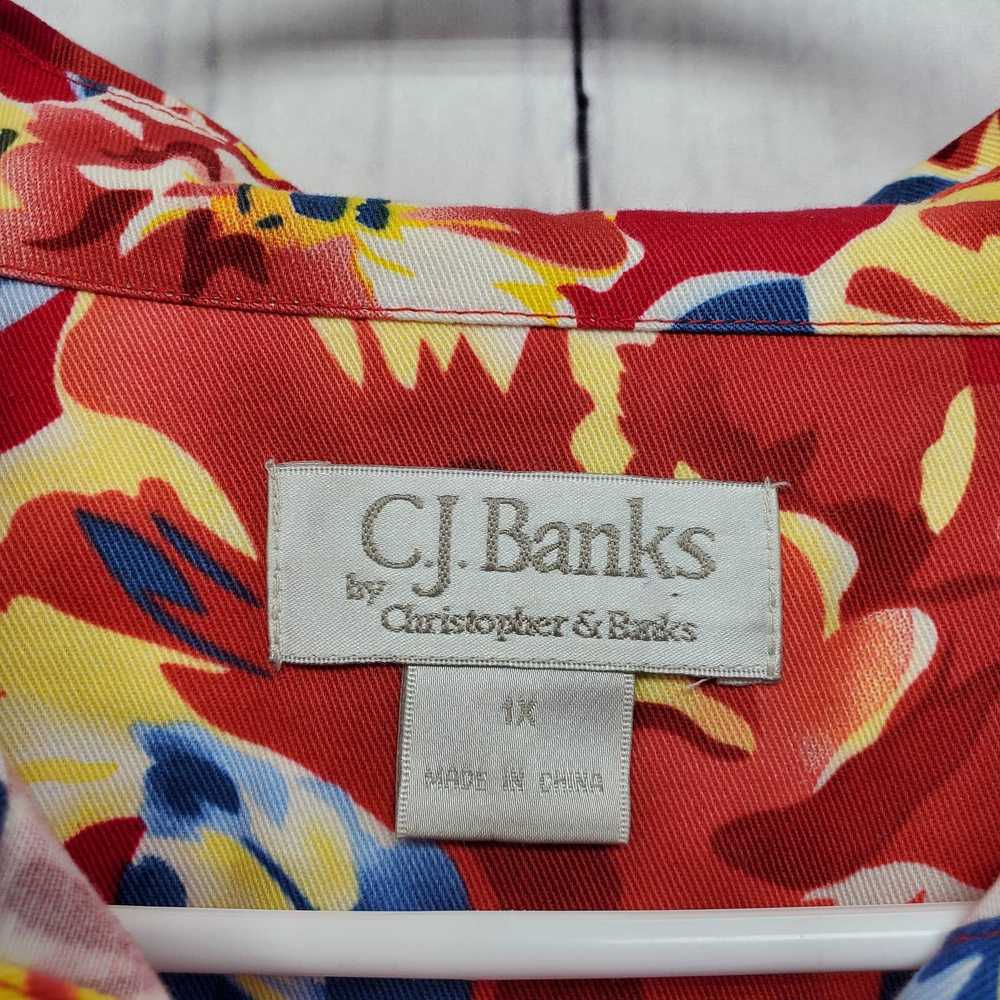 Other Vintage CJ Banks Plus Size Floral Button Up… - image 3
