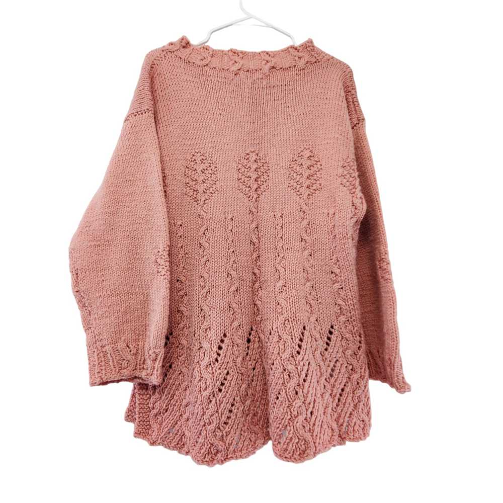 Other Cable Knit Chunky Oversize Slouchy Side Sli… - image 2